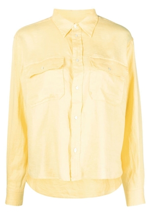 Polo Ralph Lauren long-sleeve linen shirt - Yellow