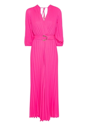 LIU JO pleated georgette jumpsuit - Pink