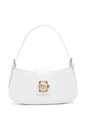 Chiara Ferragni Eyelike-buckle shoulder bag - White