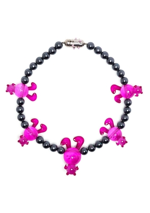 Natasha Zinko Bunny-charm necklace - Pink