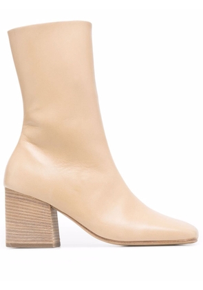 Marsèll Pinnetta square-toe ankle boots - Neutrals