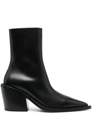 Marsèll 90mm block-heel leather boots - Black