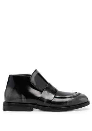 Marsèll burnished leather loafers - Black