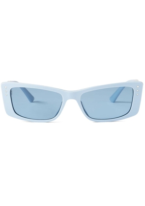 Jimmy Choo Eyewear Lexy rectangle-frame sunglasses - Blue