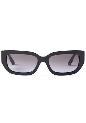 Jimmy Choo Eyewear Tatum rectangle-frame sunglasses - Black