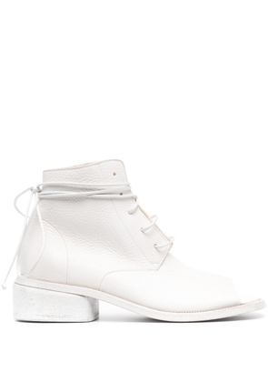 Marsèll open-toe leather ankle boots - White