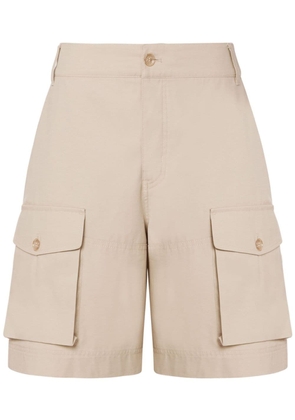 MOSCHINO JEANS high-rise cargo shorts - Neutrals