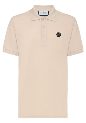 Philipp Plein Hexagon logo-print cotton T-shirt - Neutrals