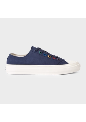 PS Paul Smith Navy Canvas 'Kinsey' Trainers Blue