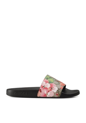 Gucci Gg Bloom Supreme Slide Sandals