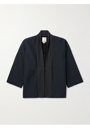 Visvim - Kiyari Santome Padded Wool, Linen and Silk-Blend Jacket - Men - Gray - 2