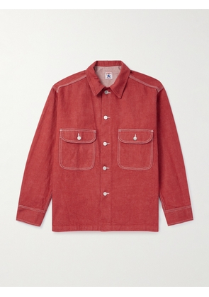 Randy's Garments - Selvedge Denim Overshirt - Men - Red - S