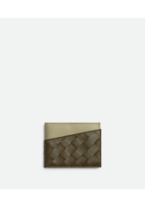 Intrecciato Oblique Bi-fold Wallet - Bottega Veneta