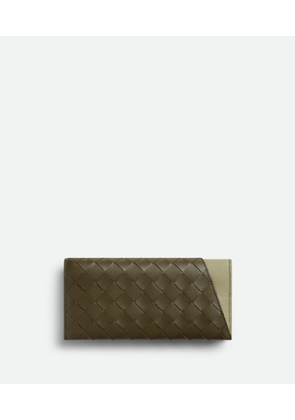 Intrecciato Oblique Long Wallet - Bottega Veneta
