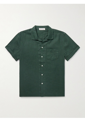 Alex Mill - Convertible-Collar Linen Shirt - Men - Green - XS
