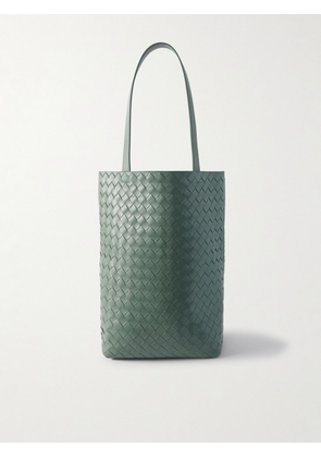 Bottega Veneta - Avenue Intrecciato Leather Tote Bag - Men - Green