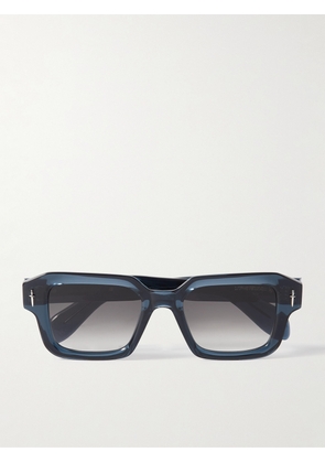 Cutler and Gross - The Great Frog Square-Frame Acetate and Silver-Tone Sunglasses - Men - Blue