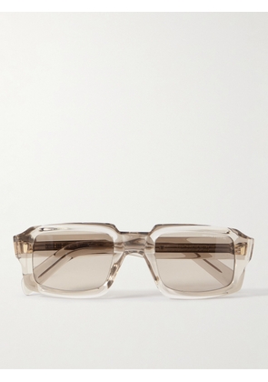 Cutler and Gross - Rectangle-Frame Acetate Sunglasses - Men - Silver