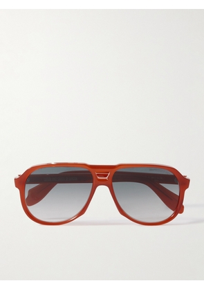 Cutler and Gross - 9782 Aviator-Style Acetate Sunglasses - Men - Red
