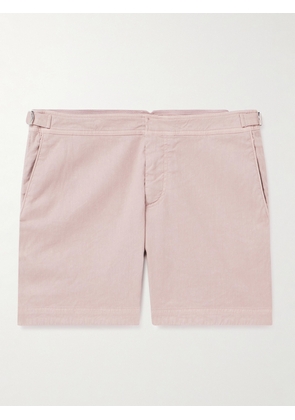 Orlebar Brown - Bulldog Straight-Leg Linen and Lyocell-Blend Shorts - Men - Pink - UK/US 28