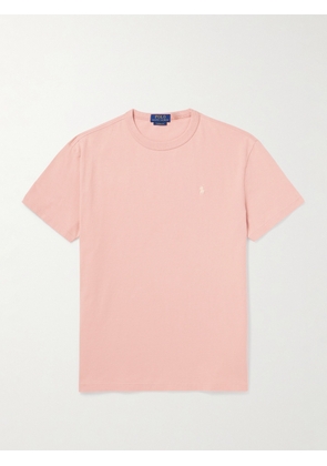 Polo Ralph Lauren - Logo-Embroidered Cotton-Jersey T-Shirt - Men - Red - XS