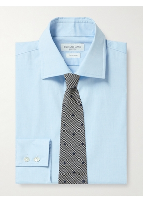 Richard James - Organic Cotton-Poplin Shirt - Men - Blue - UK/US 15