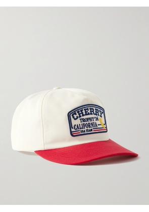 Cherry Los Angeles - Logo-Embroidered Cotton-Canvas Baseball Cap - Men - Neutrals