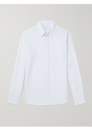 Richard James - Button-Down Collar Linen Shirt - Men - White - UK/US 15