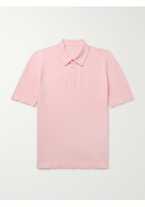 Anderson & Sheppard - Cotton Polo Shirt - Men - Pink - S