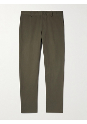 Paul Smith - Tapered Organic Cotton-Blend Twill Chinos - Men - Green - UK/US 32