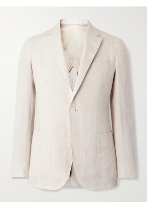 Kingsman - Linen Suit Jacket - Men - Neutrals - IT 46