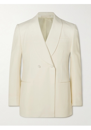Kingsman - Double-Breasted Shawl-Collar Wool Tuxedo Jacket - Men - Neutrals - IT 46