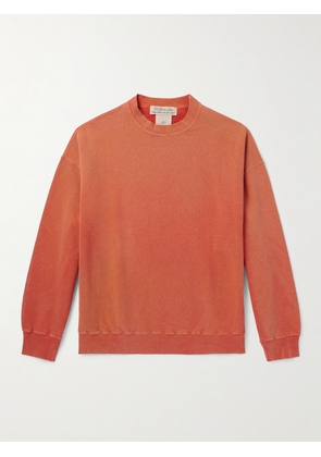Remi Relief - Cotton-Jersey Sweatshirt - Men - Orange - S