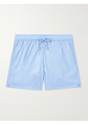 Frescobol Carioca - Salvador Straight-Leg Mid-Length Swim Shorts - Men - Blue - S