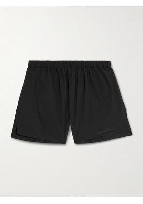 ON - POST ARCHIVE FACTION Straight-Leg Logo-Print Stretch-Shell Shorts - Men - Black - S