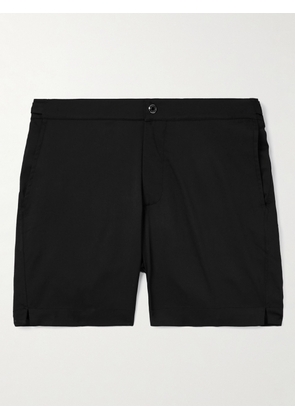 Frescobol Carioca - Rio Straight-Leg Mid-Length Swim Shorts - Men - Black - UK/US 28