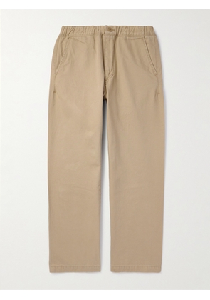 Remi Relief - Straight-Leg Cotton-Twill Trousers - Men - Neutrals - S