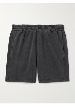 Remi Relief - Straight-Leg Cotton-Jersey Shorts - Men - Black - S