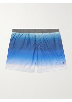Missoni - Straight-Leg Mid-Length Printed Swim Shorts - Men - Blue - XS