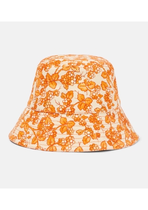 Etro Printed canvas bucket hat