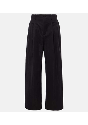 Wardrobe.NYC Cotton-blend drill wide-leg pants
