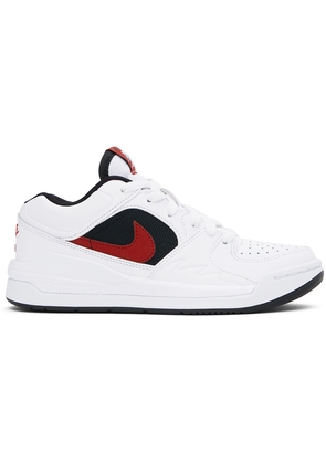 Nike Jordan Kids White & Red Jordan Stadium 90 Big Kids Sneakers