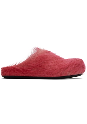 Marni Pink Fussbett Sabot Loafers