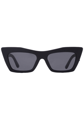 Dolce and Gabbana Dark Grey Mirrored Cat Eye Ladies Sunglasses DG4435 25256G 53