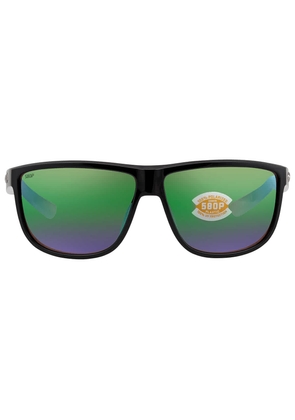 Costa Del Mar Rincondo Green Mirror Polarized Polycarbonate Mens Sunglasses 6S9010 901002 61