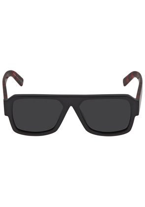 Prada Dark Gray Browline Mens Sunglasses PR 22YS 1AB5S0 56