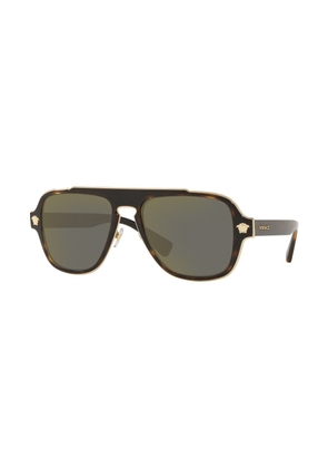 Versace Grey Navigator Mens Sunglasses VE2199 12524T 56
