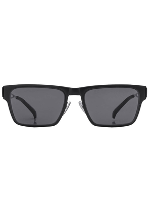 Prada Dark Grey Rectangular Mens Sunglasses PR 71ZS 1BO5S0 56