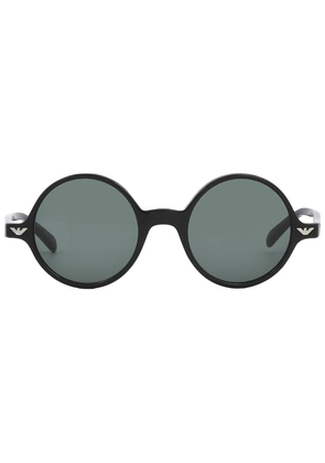 Emporio Armani Dark Green Round Unisex Sunglasses EA 501M 501771 47