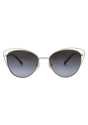 Michael Kors Dark Gray Gradient Cat Eye Ladies Sunglasses MK1117 10148G 56